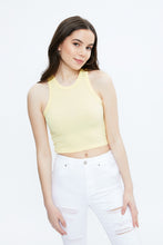 Ribbed High Neck Crop Tank Top thumbnail 23