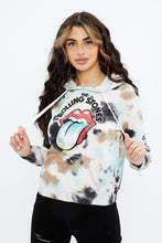 Sweat à capuche classique teint-noué à imprimé Rolling Stones thumbnail 2