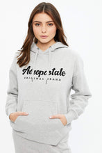 Sweat à capuche ample à imprimé Aéropostale logo cursif thumbnail 1