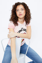 T-shirt teint-noué petit ami à imprimé Rolling Stones thumbnail 2