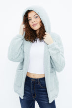 Cardigan sherpa à capuche thumbnail 10
