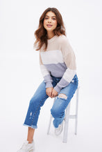 AERO Colour-Block Crew Neck Oversize Pullover Sweater thumbnail 2