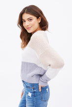 AERO Colour-Block Crew Neck Oversize Pullover Sweater thumbnail 4