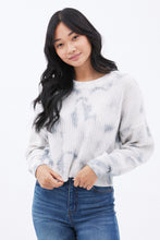 AERO Tie-Dye Crew Neck Oversize Pullover Sweater thumbnail 2