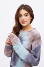 AERO Tie-Dye Crew Neck Oversize Pullover Sweater thumbnail 6