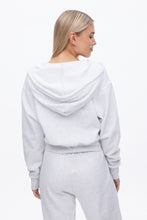 Haut à capuchon zippé AERO coupe midi court parfait thumbnail 7