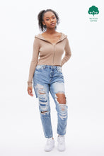 Jean Maman AERO Premium Air taille haute détruit thumbnail 2