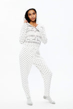Cozy Velour Fair Isle Onesie thumbnail 1
