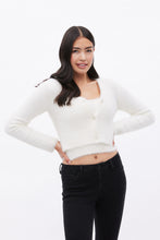 Fuzzy Mohair Button-Down Cardigan thumbnail 1