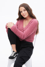 Fuzzy Mohair Button-Down Cardigan thumbnail 11