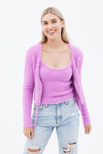 Camisole pull AERO en laine mohair pelucheux thumbnail 18