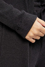 Super Soft Ribbed Open Robe thumbnail 8