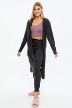 Super Soft Ribbed Open Robe thumbnail 5