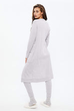 Super Soft Ribbed Open Robe thumbnail 3