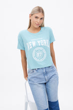 T-shirt coupe court carré super doux à imprimé graphique Aéropostale New York 87 thumbnail 5