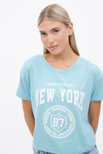 T-shirt coupe court carré super doux à imprimé graphique Aéropostale New York 87 thumbnail 6