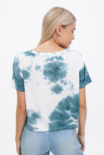 Super Soft AERO Tie Dye Graphic Boxy Crop Tee thumbnail 2