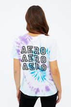 T-shirt de coupe garçonne noué-teint à imprimé AÉRO thumbnail 2