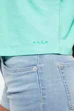 T-shirt uni carré écourté thumbnail 3