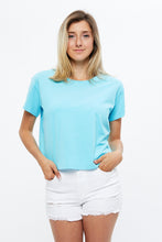 T-shirt uni carré écourté thumbnail 5