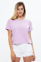 T-shirt uni carré écourté thumbnail 1