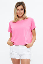 T-shirt uni carré écourté thumbnail 13