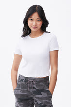 Pointelle Lettuce Edge Baby Tee thumbnail 1
