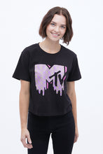 MTV Logo Graphic Boxy Crop Tee thumbnail 2