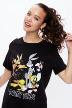 T-shirt de coupe garçonne à imprimé Looney Tunes Gang thumbnail 2