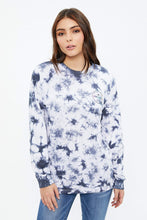Oversized Tie Dye AERO Circle Long Sleeve Graphic Tee thumbnail 1